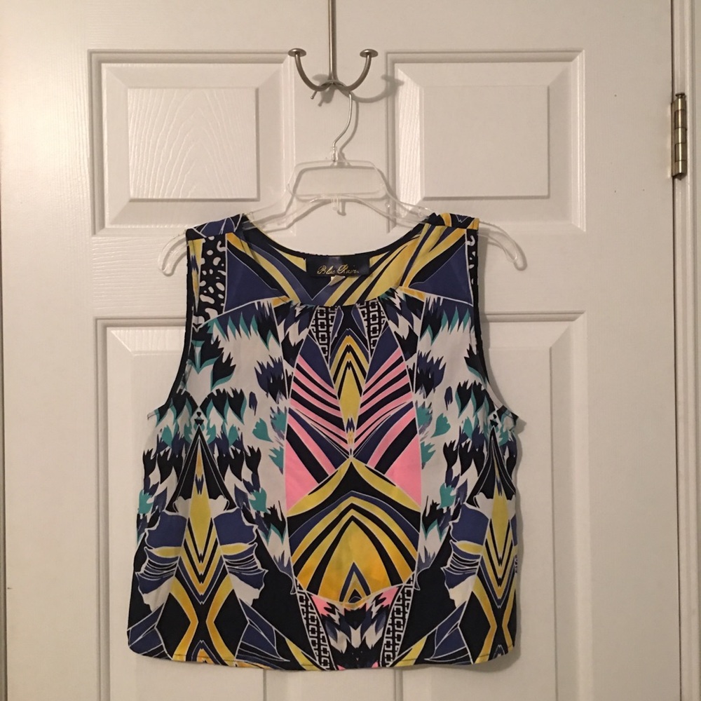  Abstract/Colorful Blouse!!! Size L